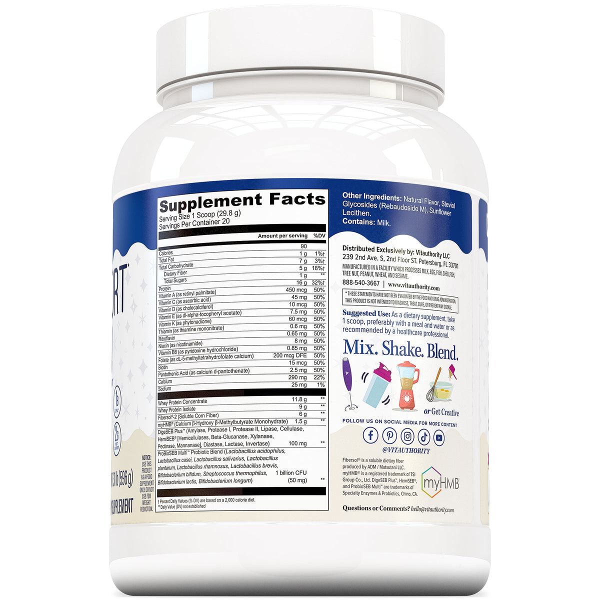 GLP-1 Support Protein Powder Supplement
