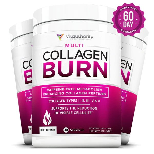 VIP 3 Bottles of Multi Collagen Burn Bundle - Vitauthority