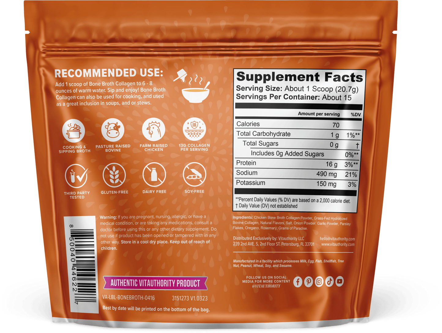 Bone Broth Collagen - Vitauthority