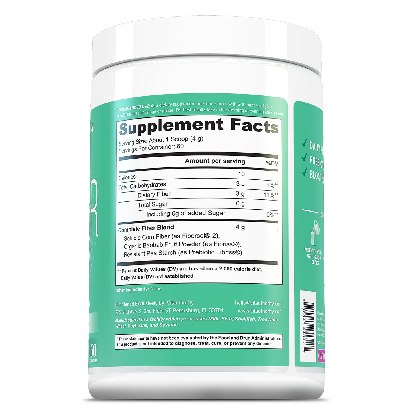 Fiber Fix - Multi Fiber Gut Aid - Vitauthority