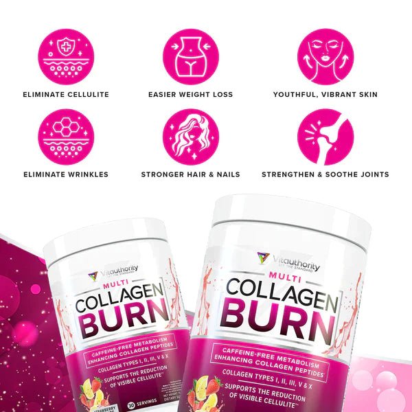 Multi Collagen Burn Powder - Chocolate Swirl - Vitauthority