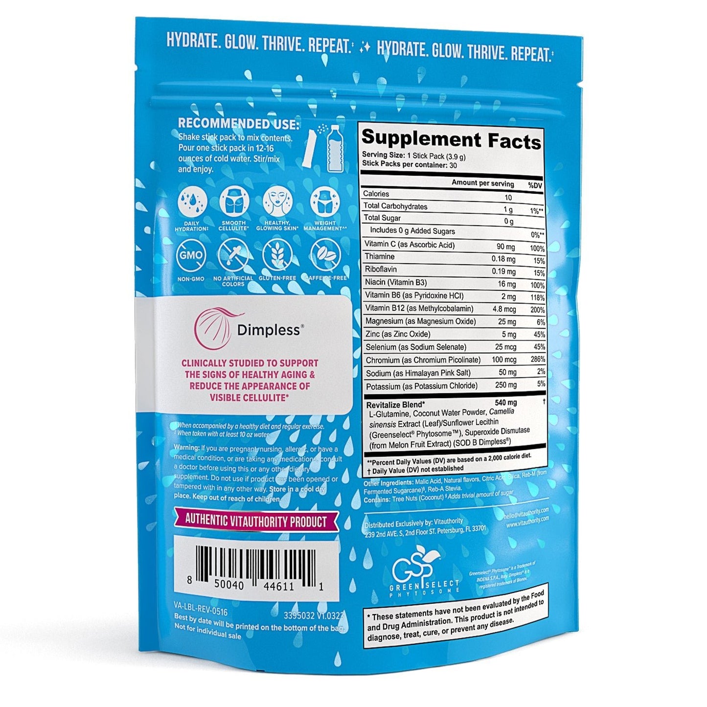 Revive Anti - Aging Hydration Mix - Vitauthority