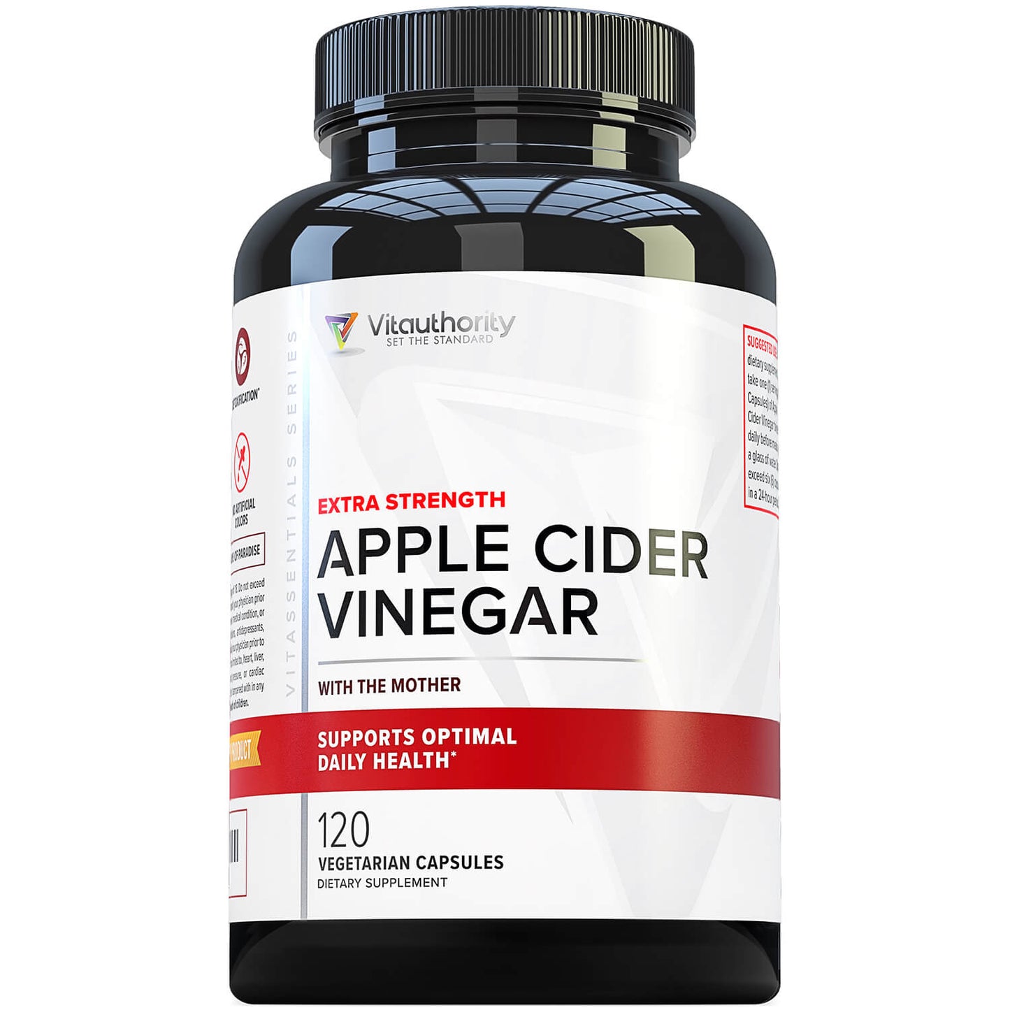 PROMO: Apple Cider Vinegar Capsules 120 ct - Vitauthority