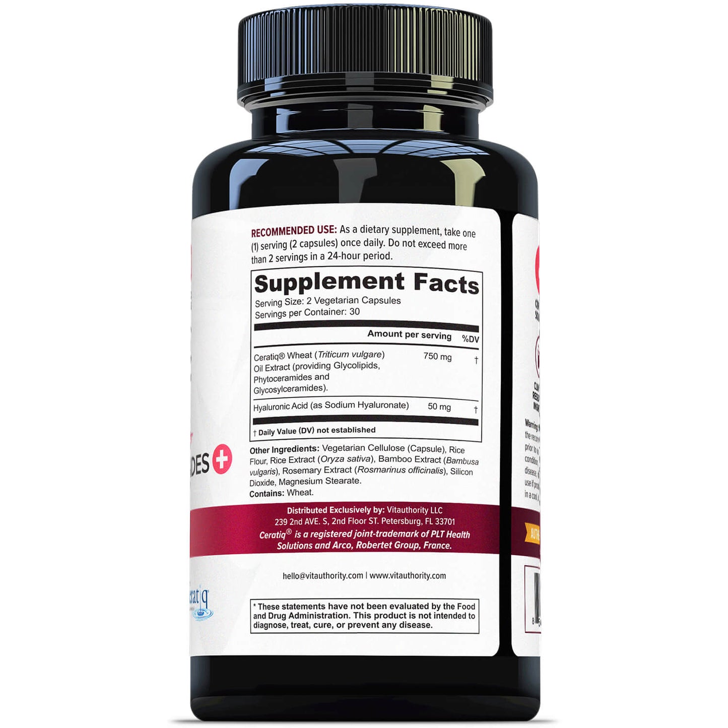 Phytoceramides Skin Hydration Support - Vitauthority