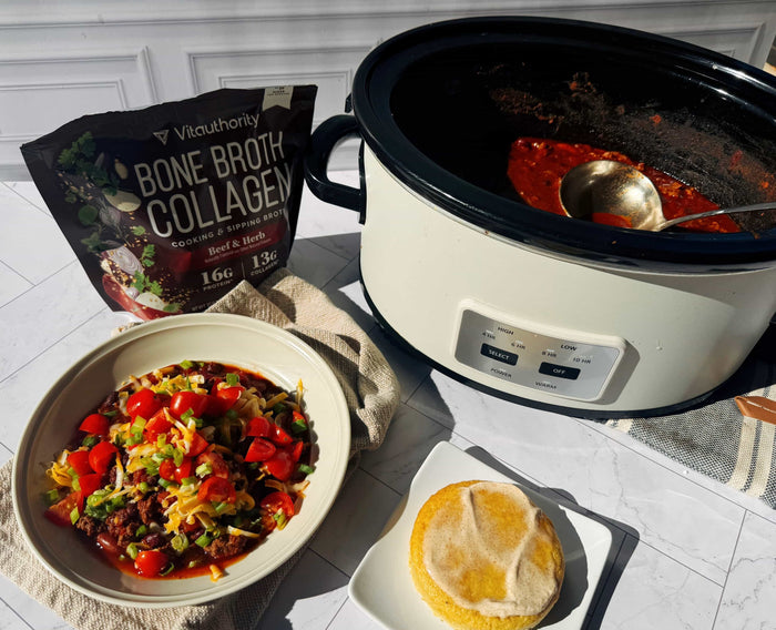 Slow Cooker Beef and Bean Chili - Vitauthority