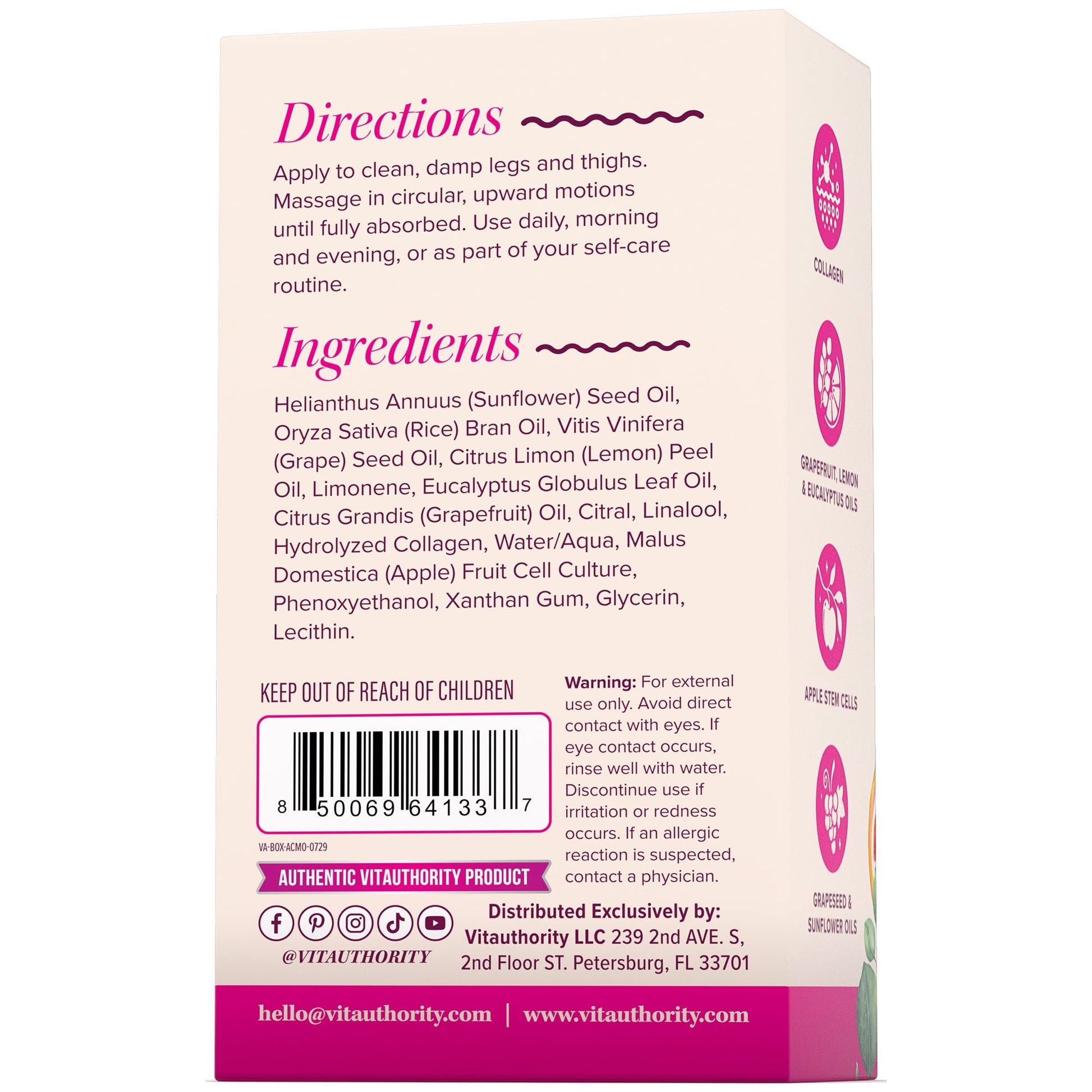 Anti - Cellulite Massage Oil - Vitauthority