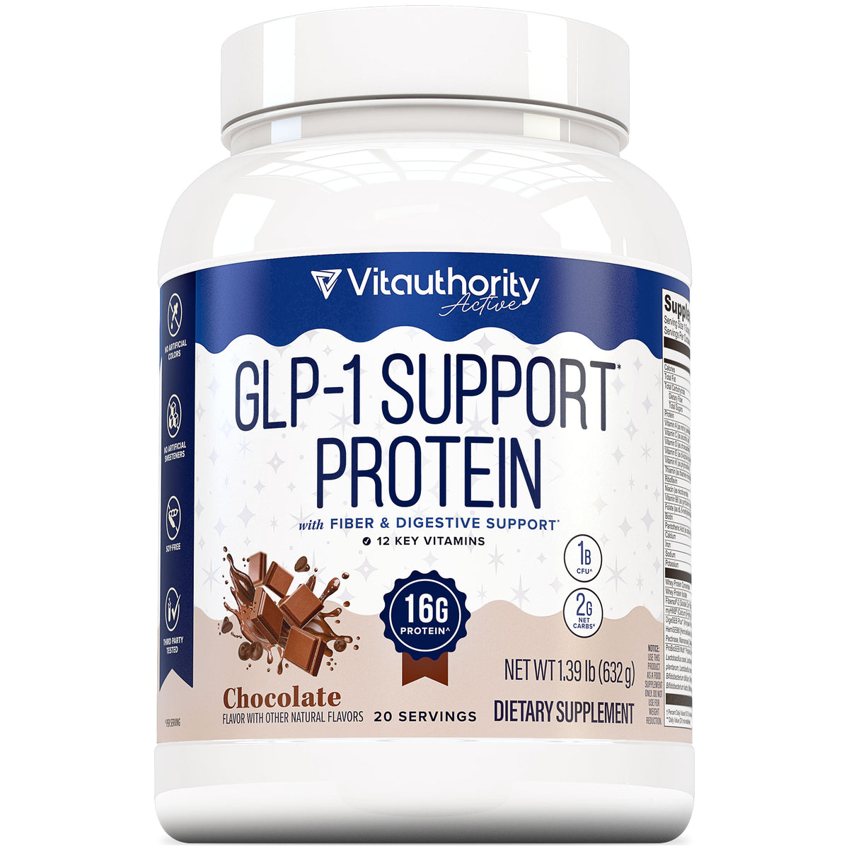 GLP-1 Support Protein Powder Supplement