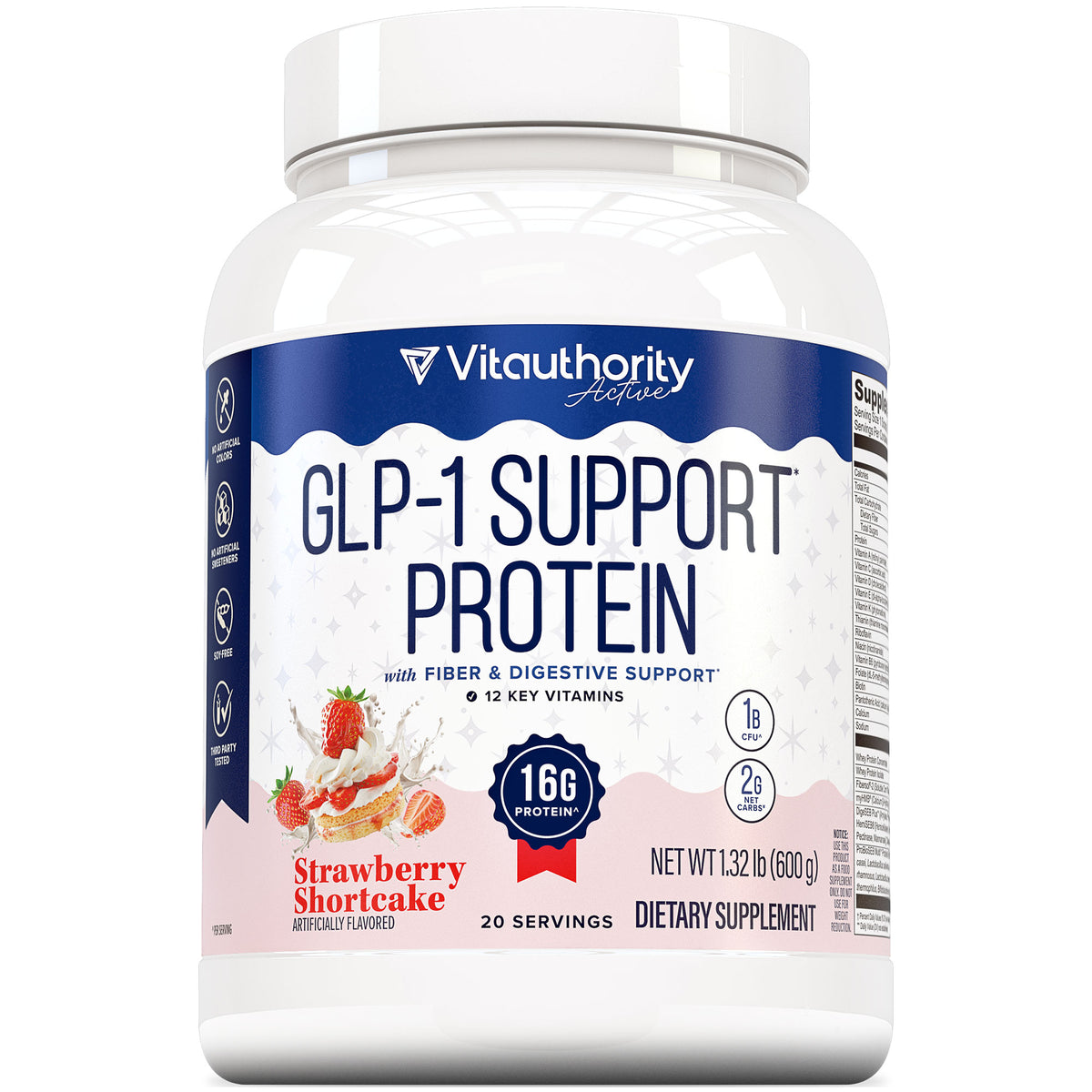 GLP-1 Support Protein Powder Supplement