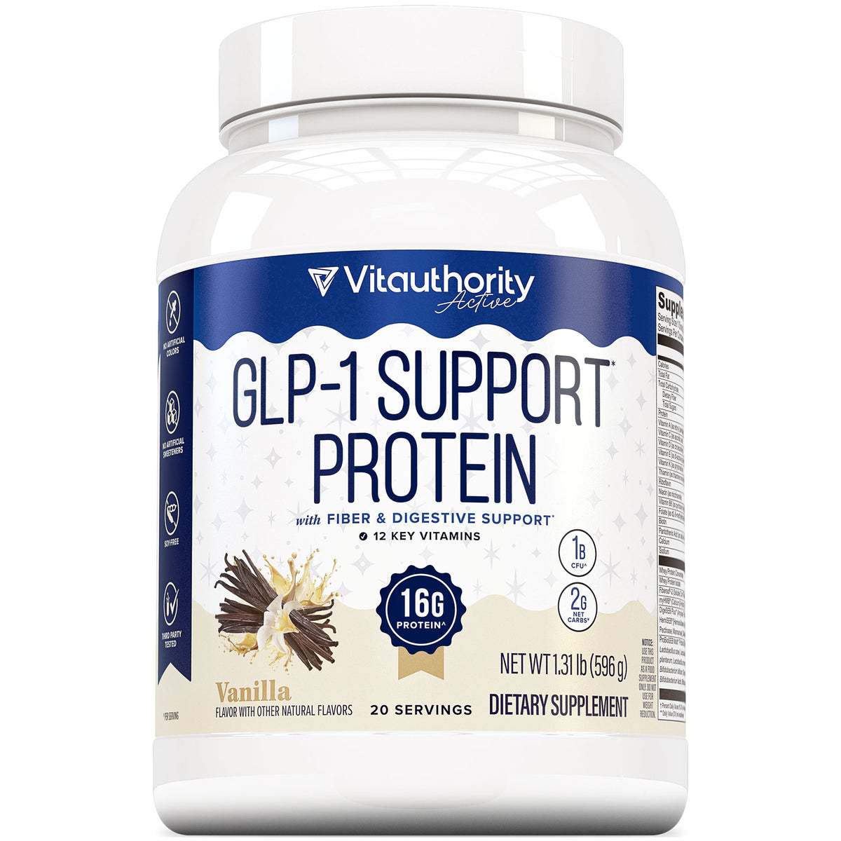 GLP-1 Support Protein Powder Supplement