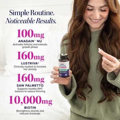 Hair Growth Activate Capsules Offer - Vitauthority