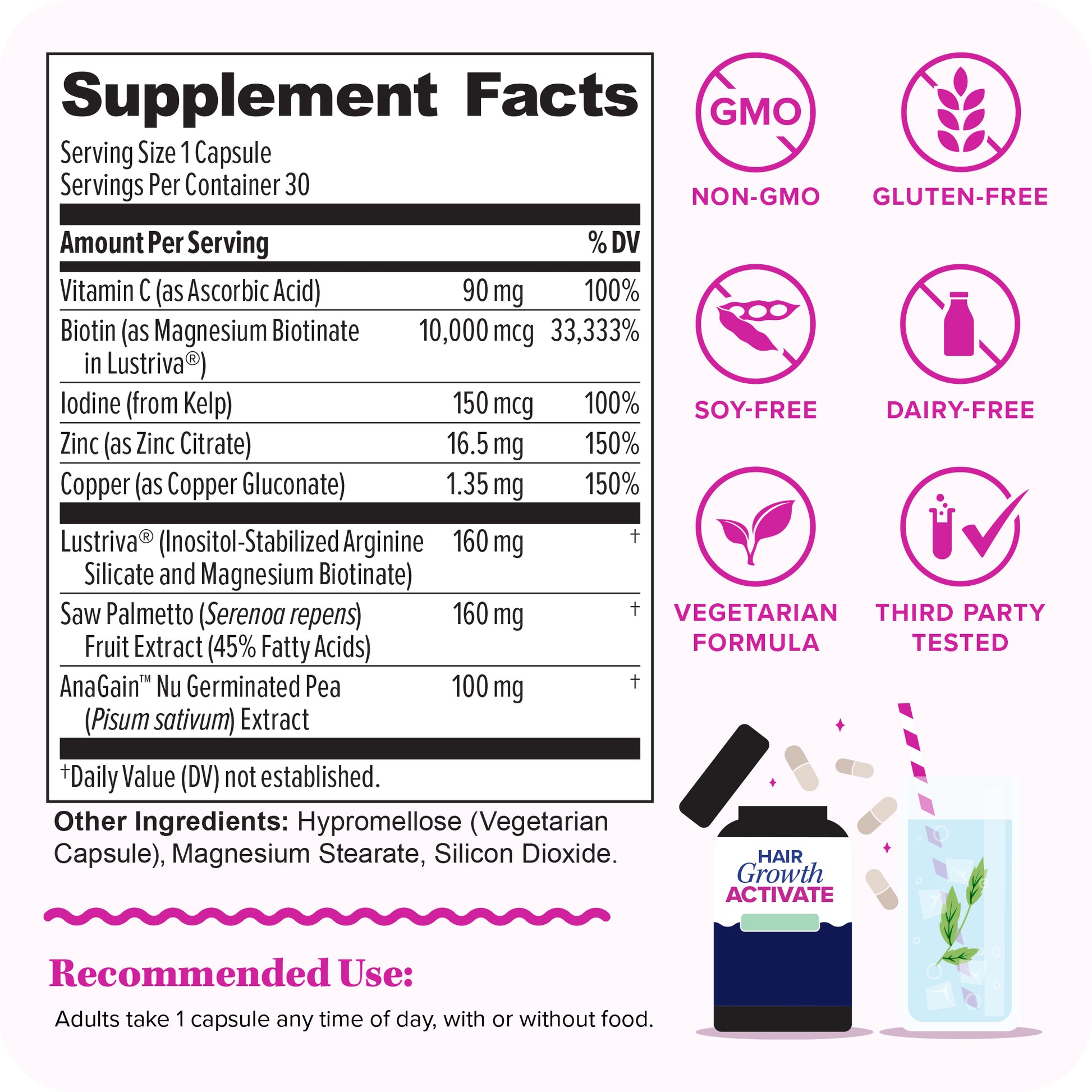 Hair Growth Activate Capsules Offer - Vitauthority