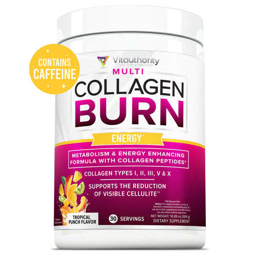 Vitauthority Multi Collagen Burn Energy Powder
