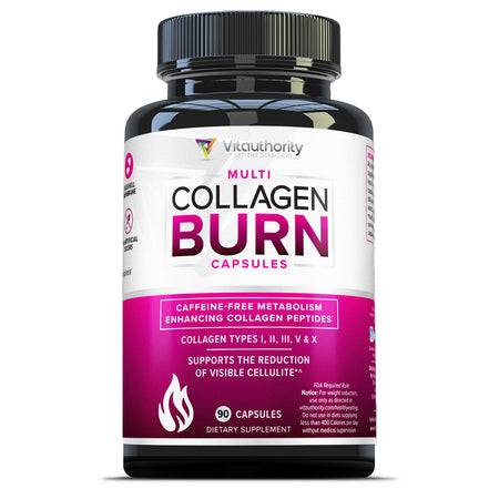 Multi Collagen Burn Capsules | Skin Firming 5-Type Collagen Matrix for ...