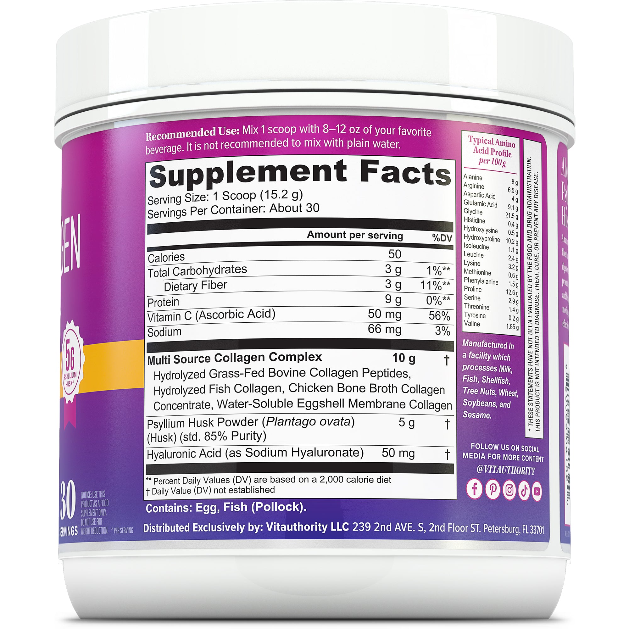 Multi Collagen Protein + Fiber