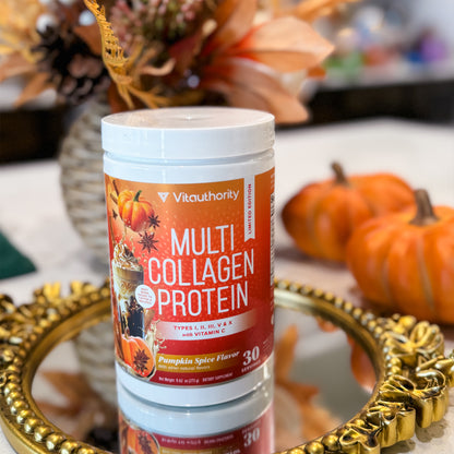 Limited Edition! Multi Collagen Protein+ - Pumpkin Spice - Vitauthority