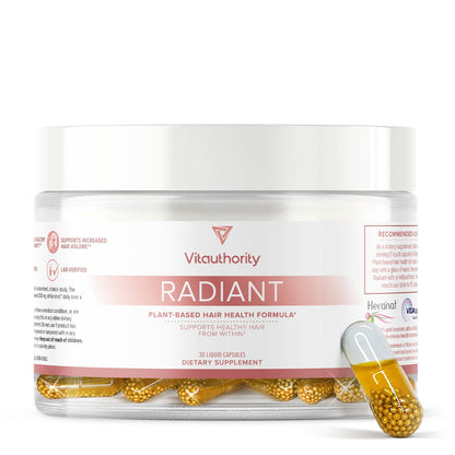 Two Bottles of Radiant Hair Growth Support With Keranat® Bundle