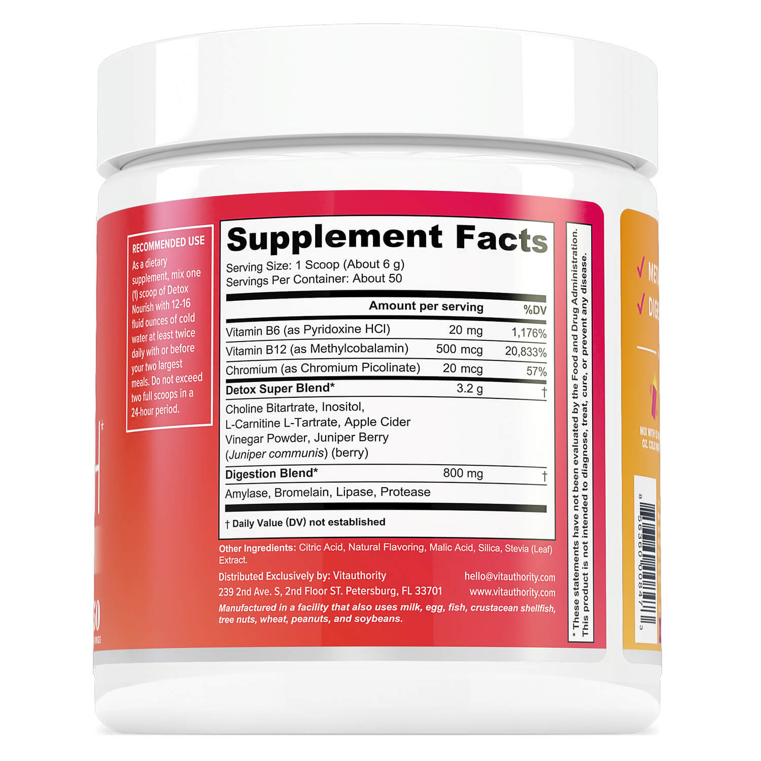 Detox Nourish Metabolism Support and Digestion Aid