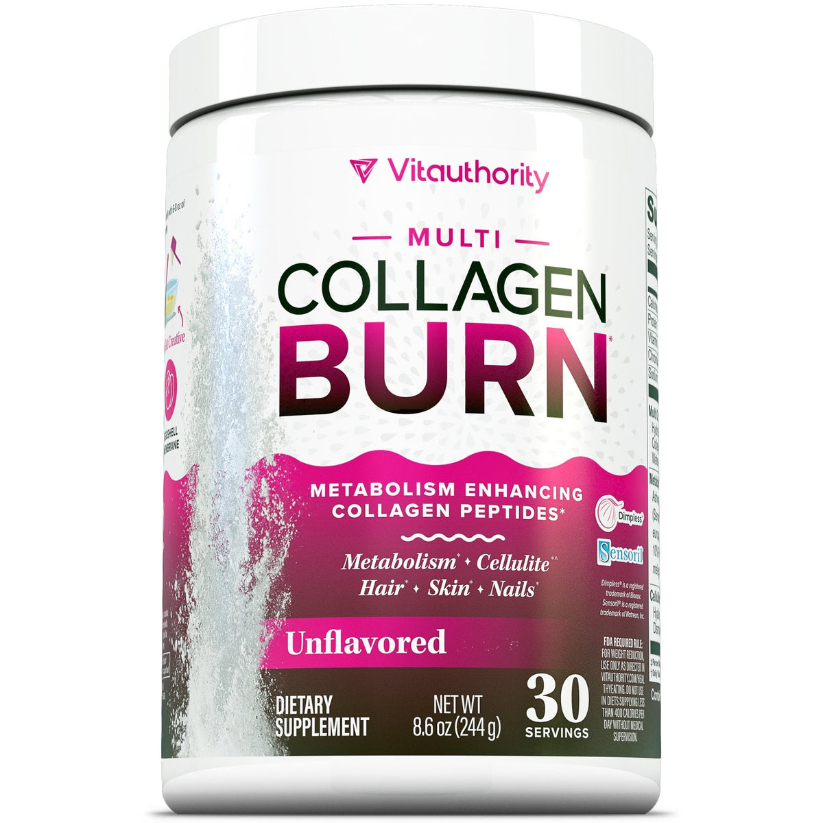 Multi Collagen Burn Powder - With SOD B Dimpless® - Vitauthority