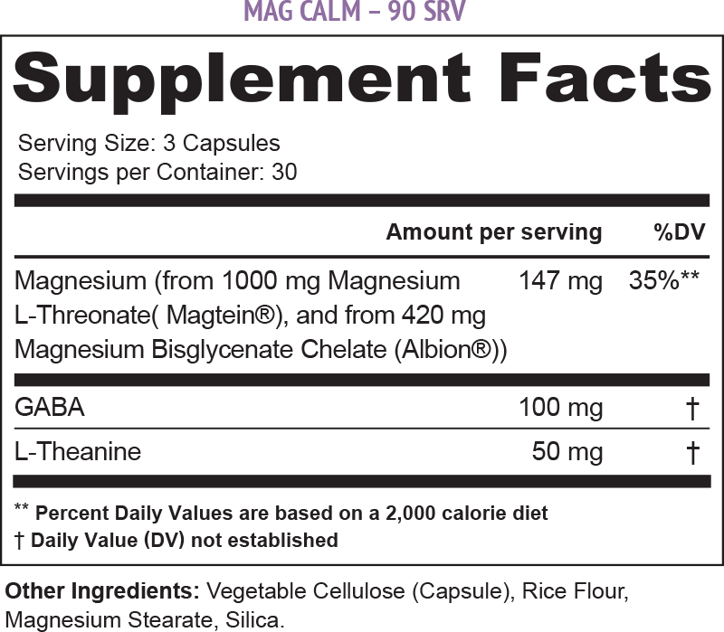 Multimag Mag Calm Comprehensive Magnesium Blend