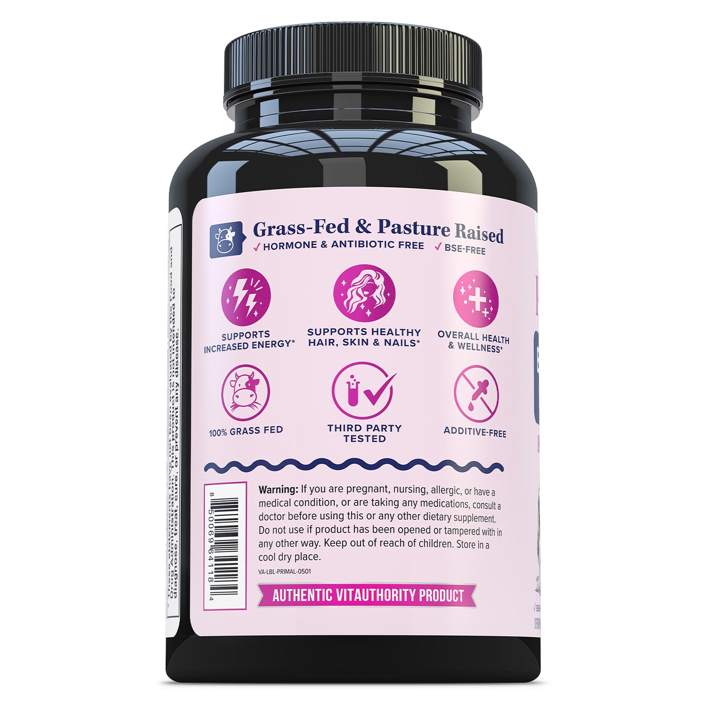 Primal Glow Beef Organ Nutrients Capsules - Vitauthority