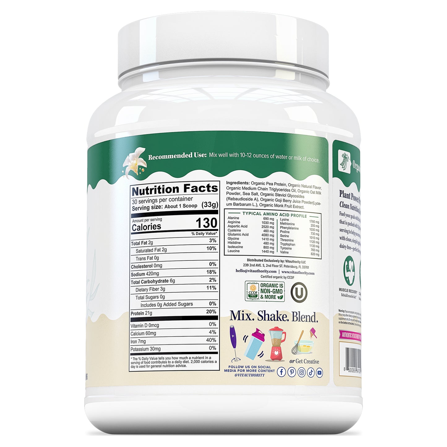 Vita Plant Protein - Vitauthority