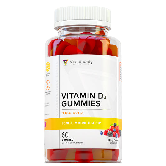 Vitauthority Vitamin D3 Gummies: Support Immunity, Bones & More