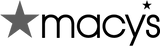 Macy's logo with a gray star on the left and black lowercase lettering on a white background.