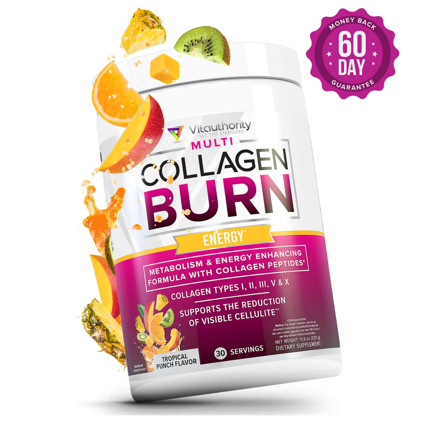 Multi Collagen Burn Energy - Tropical Punch | VIP EARLY ACCESS