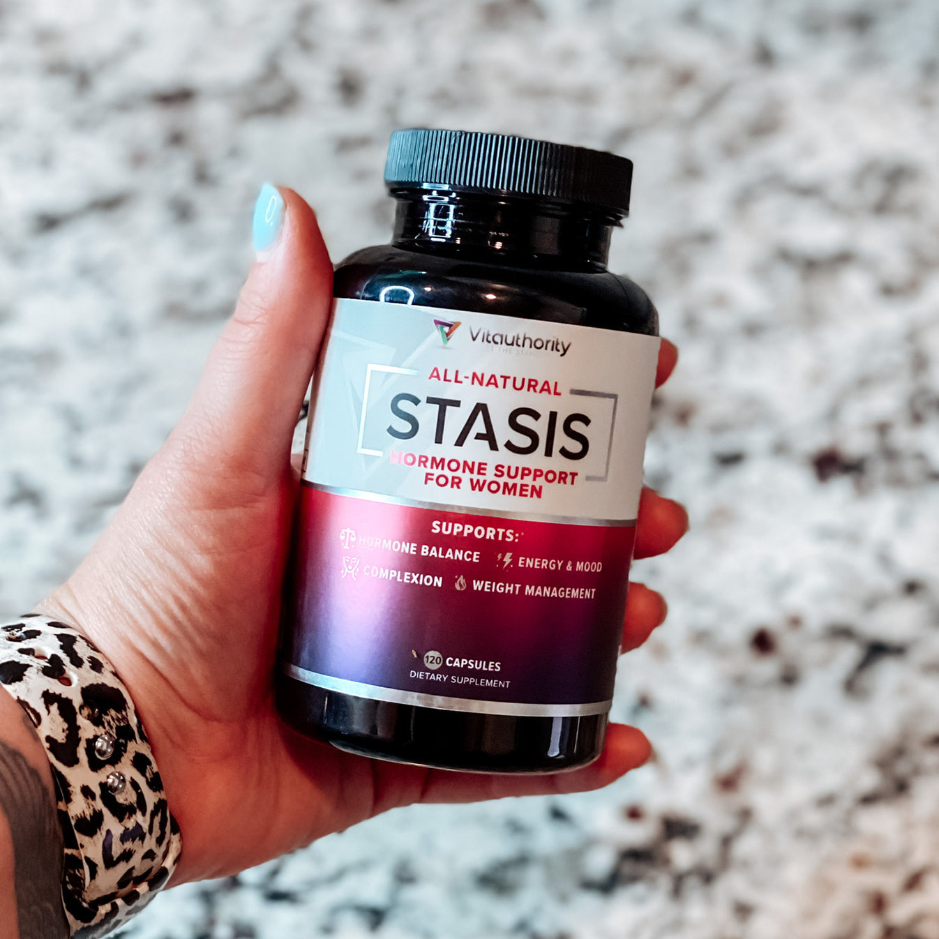 3 Bottles of Stasis Women's Health Support Vitauthority