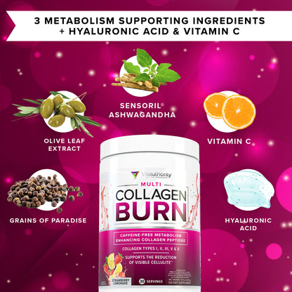 Multi Collagen Burn - Strawberry Lemonade Flavor