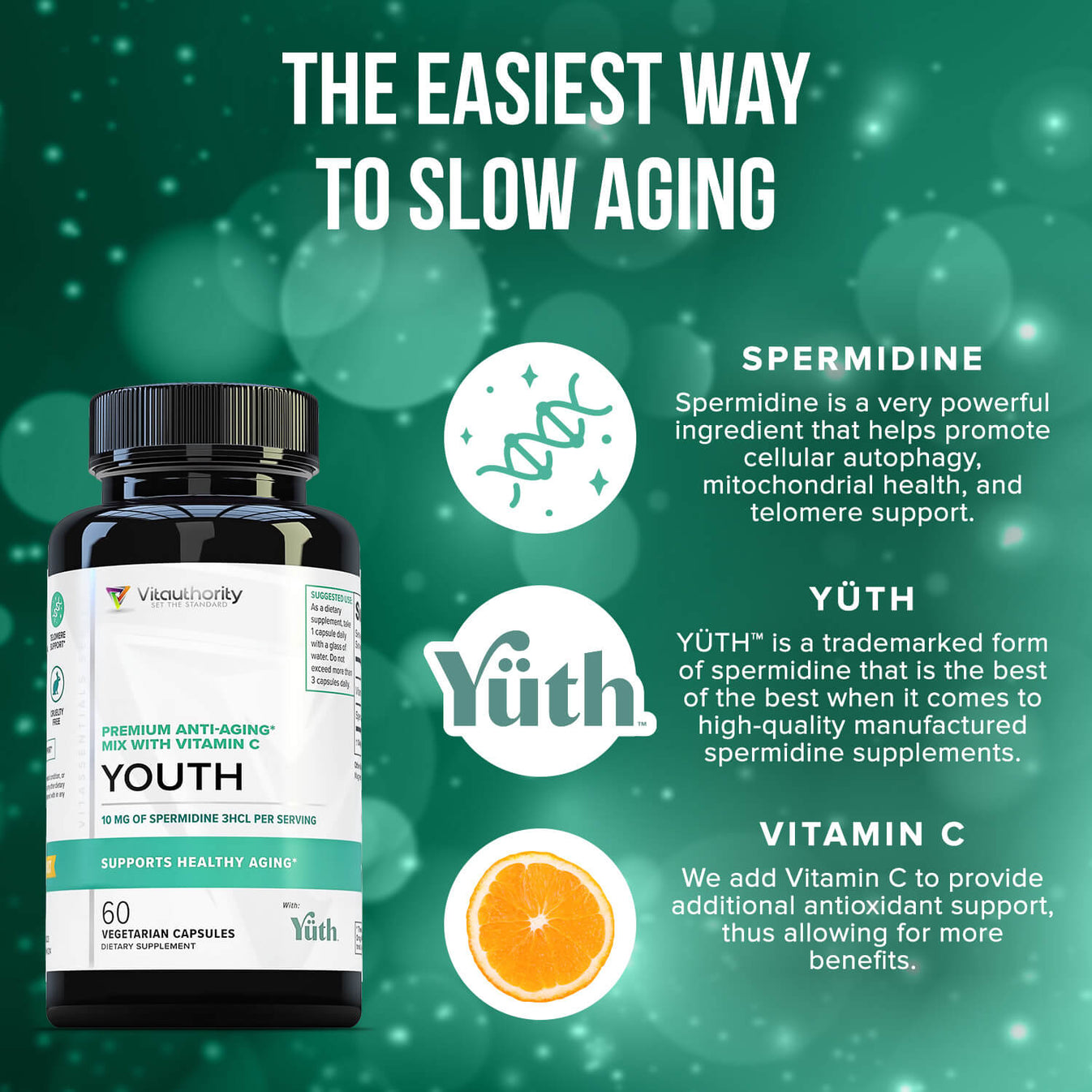 Youth Premium AntiAging & Skin Health Supplement Vitauthority